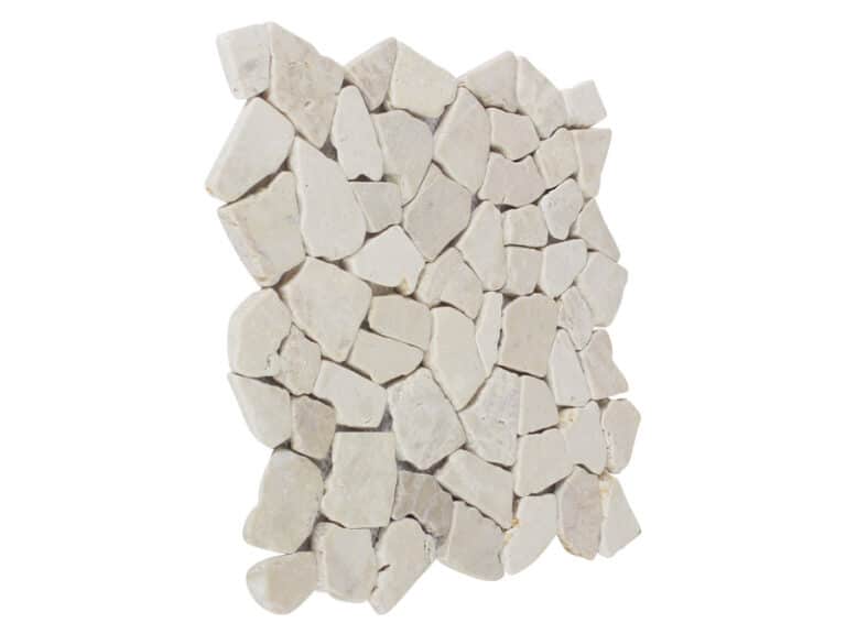 Mosaikfliesen Weiß 30x30x1 cm.