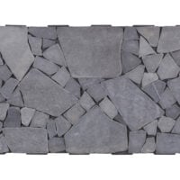 Außenbereich Mosaikfliesen Marmor Grau 60*30 cm.