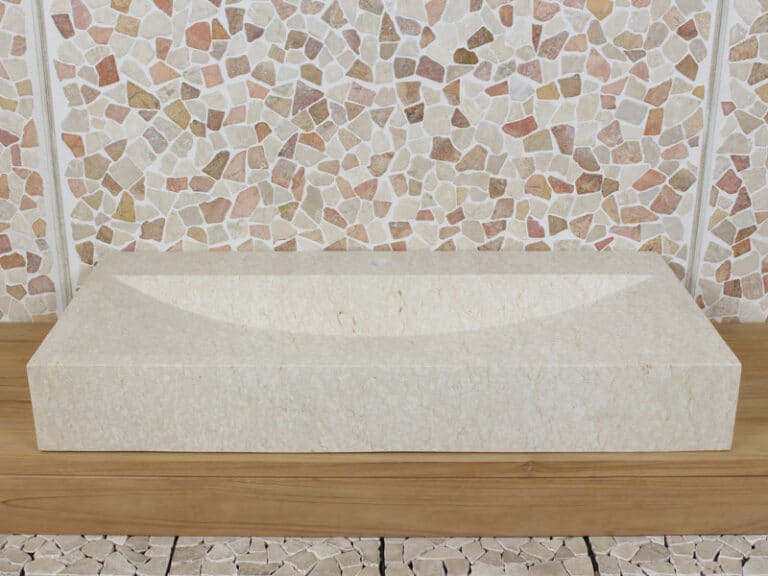 Marmor Waschbecken 100 cm BE-4001 LW/MK