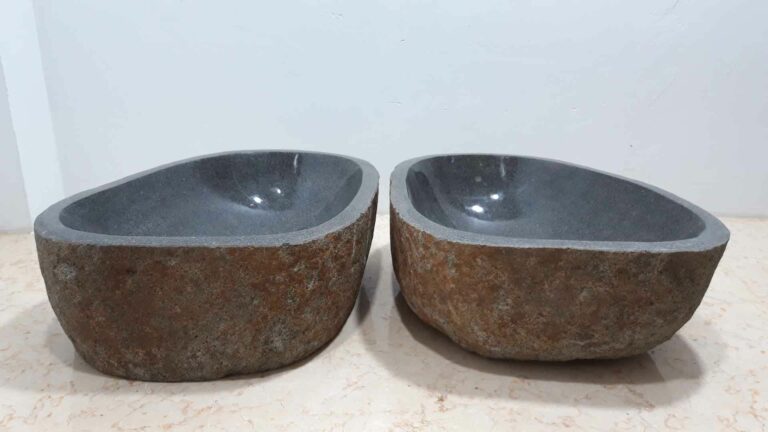 Waschbecken Flussstein Satz RM210647AB