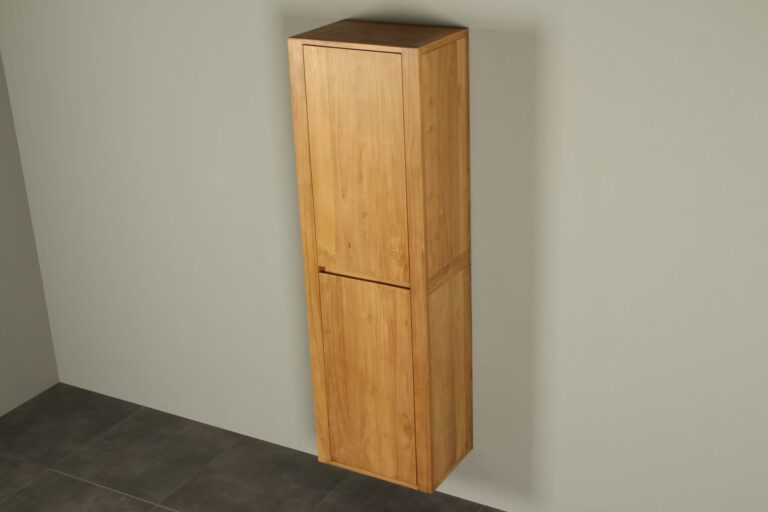 Hochschrank Hängeschrank Teakholz Sirung 165 cm