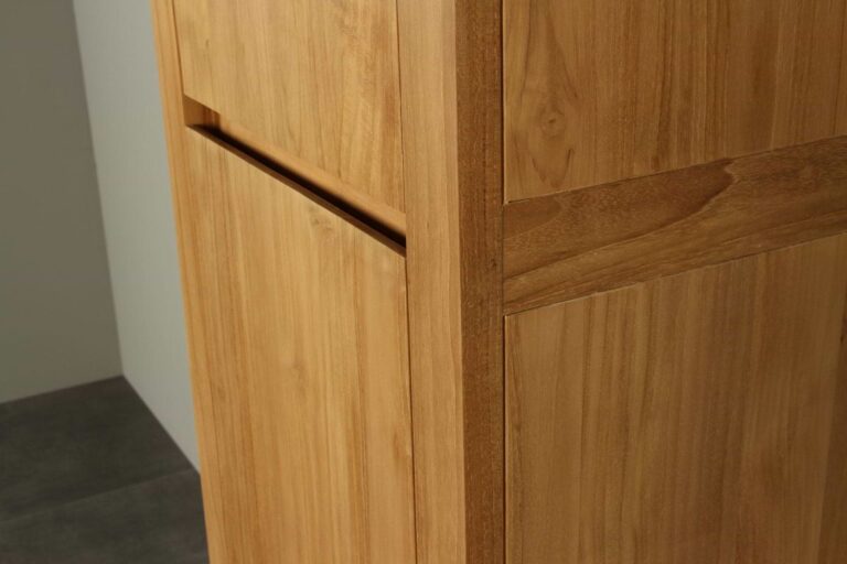 Hochschrank Hängeschrank Teakholz Sirung 165 cm