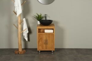 Badmöbel Raung Cabinet Teakholz Blatt 50 cm