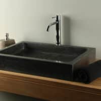 Hartstein Waschbecken 60 cm Handwaschbecken BE-904zk