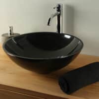 Waschbecken Granit Shanxi Black 42 cm