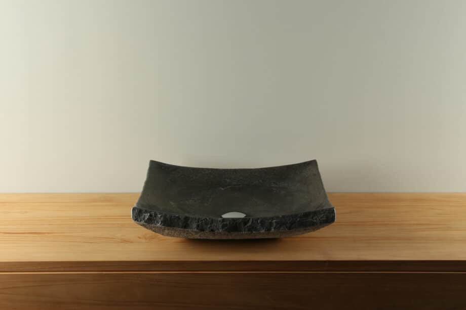 Chinesische Hartstein Waschschale 46 cm BE-025zk