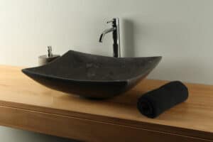 Chinesische Hartstein Waschschale 51 cm BE-026zk