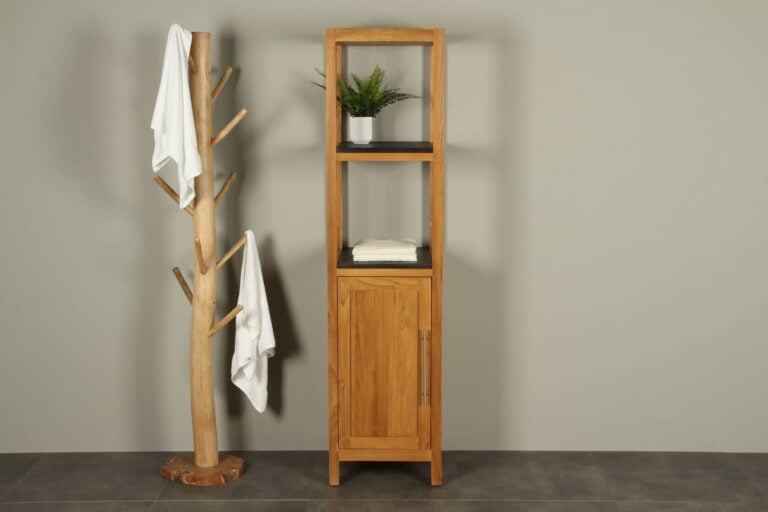 Hochschrank Teakholz Tall Cabinet 180 cm