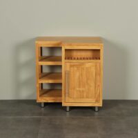 Badmöbel Teak Kerinci Cabinet Teakholz Tür Rechts 75 cm