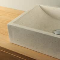 Waschbecken Terrazzo Creme 50 cm TZS015