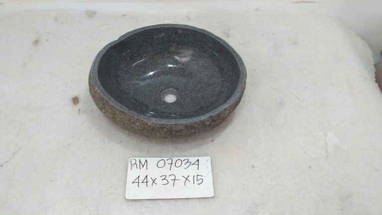 Flussstein Waschschale RM07034