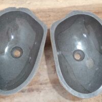 Waschbecken Flussstein Satz RM0416 AB