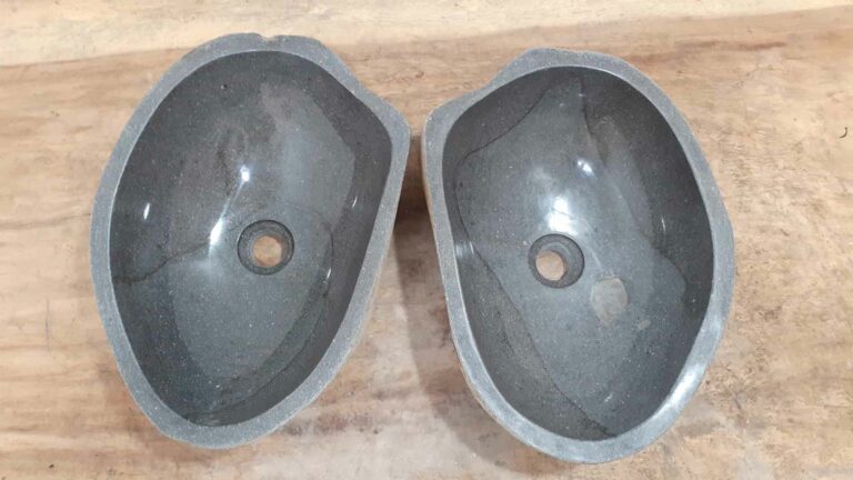 Waschbecken Flussstein Satz RM0416 AB
