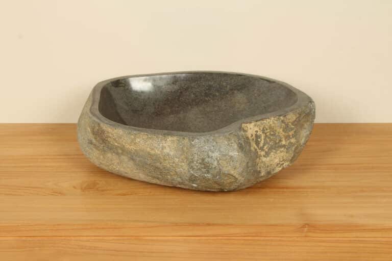 Waschbecken Flussstein RM030348, 49x43x15 cm