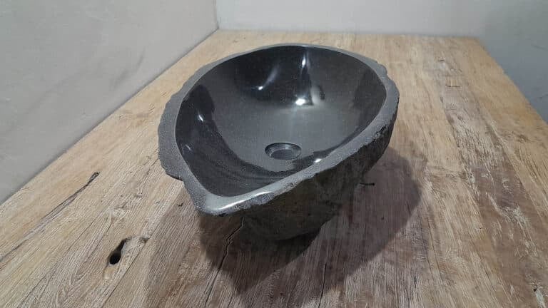 Flussstein Waschbecken RXL250338, 66x37x15 cm