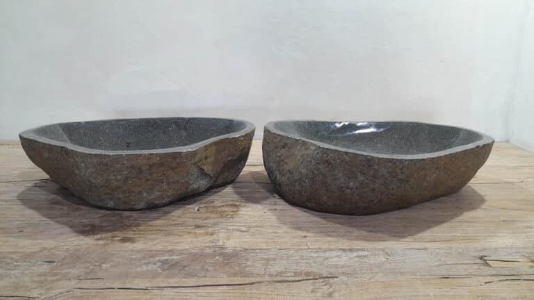 Waschbecken Flussstein Satz RL250333AB, 55x39x15 cm