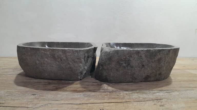 Waschbecken Stein Satz RM250330AB, 43x42x15 cm