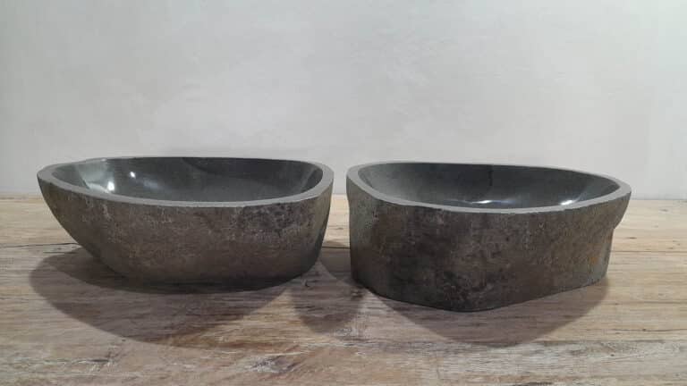 Waschbecken Stein Satz RM250350AB, 47x40x15 cm