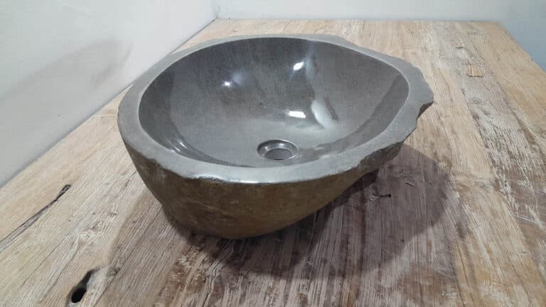 Waschbecken Flussstein RL250344, 54x44x15 cm