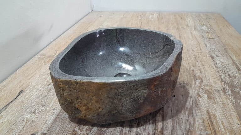 Waschbecken Stein RS250317, 39x36x15 cm
