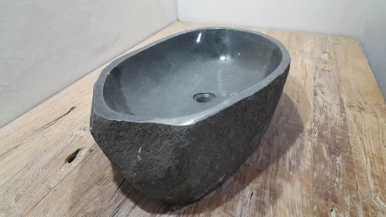 Waschbecken Stein RXXL2503730, 76x44x15 cm