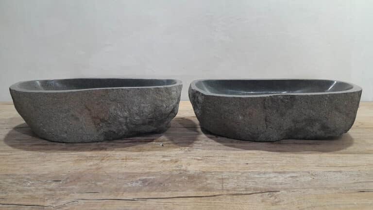Waschbecken Flussstein Satz RL250335AB, 57x35x15 cm