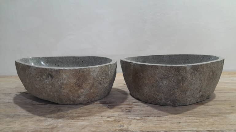 Waschbecken Stein Satz RM250331AB, 45x35x15 cm