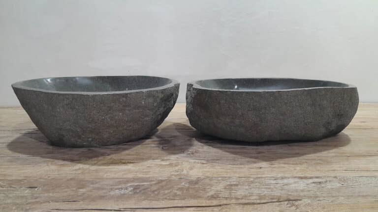 Waschbecken Stein Satz RM250329AB, 47x38x15 cm