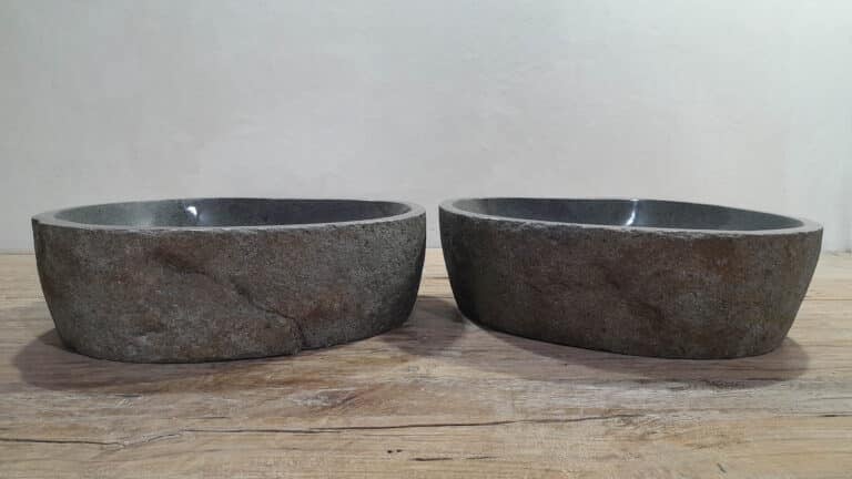 Waschbecken Stein Satz RM250349AB, 48x38x15 cm