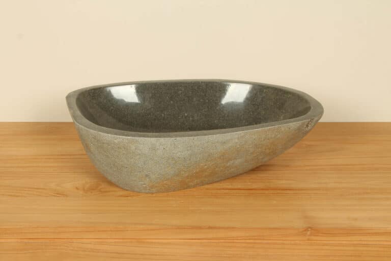 Flussstein Waschbecken RL040334, 54x34x15 cm