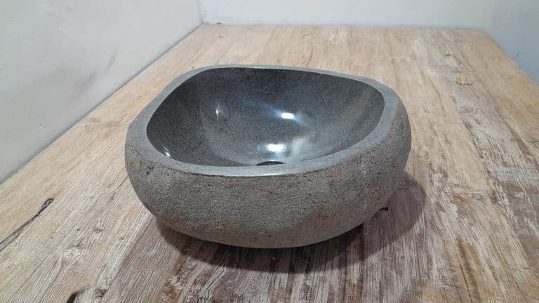 Waschbecken Stein RS250309, 37x36x15 cm