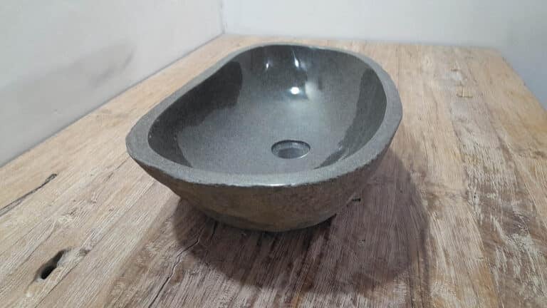 Waschbecken Stein RXL250310, 61x34x15 cm