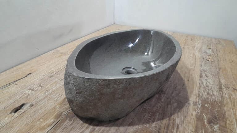 Waschbecken Flussstein RXL250359, 68x38x15 cm