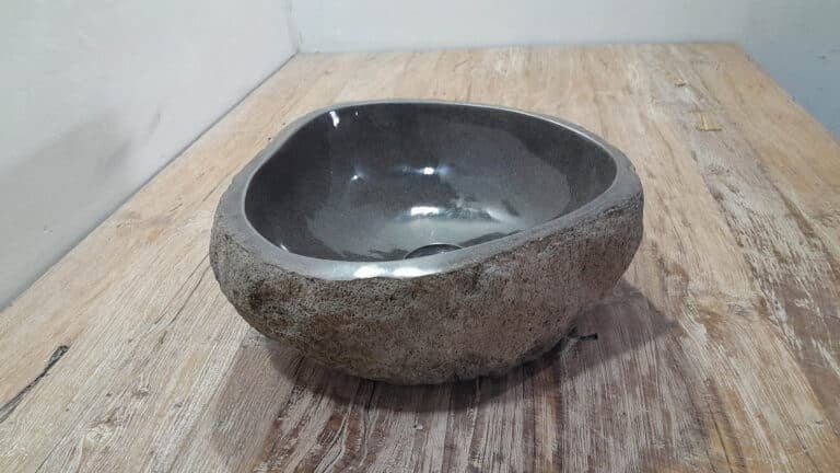 Waschbecken Stein RS250314, 38x37x15 cm