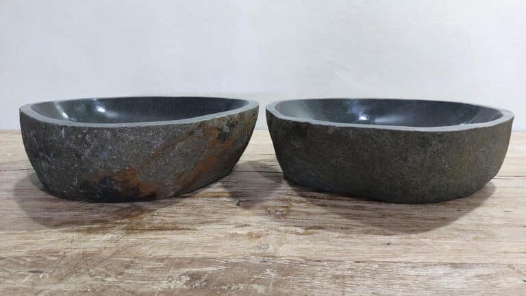 Waschbecken Stein Satz RM250317AB, 48x38x15 cm