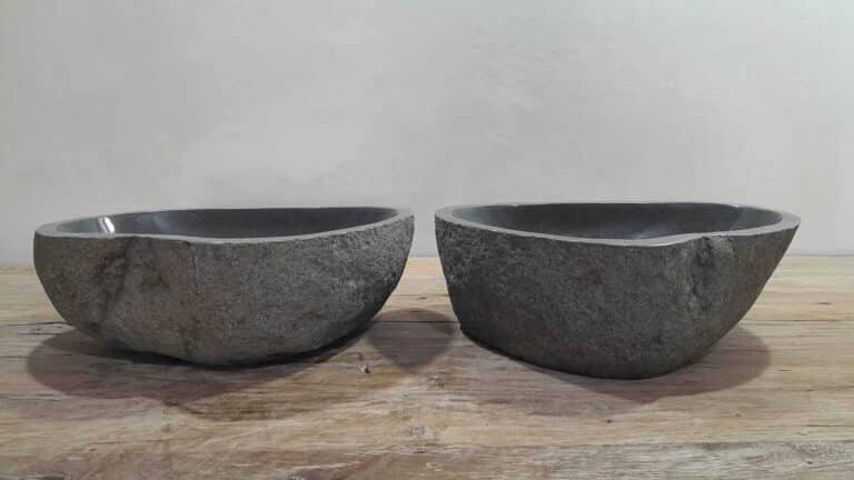 Waschbecken Stein Satz RM250348AB, 44x35x15 cm