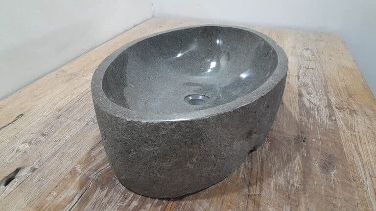 Waschbecken Flusstein RXL2511218, 62x42x15 cm