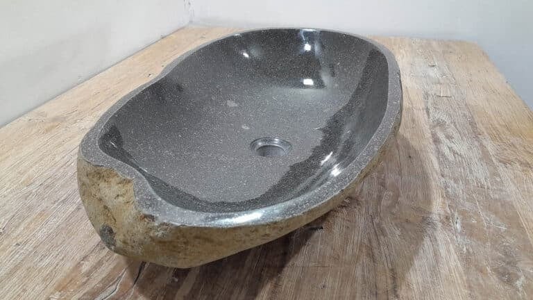 Waschbecken Stein RXL2511229, 66x37x15 cm