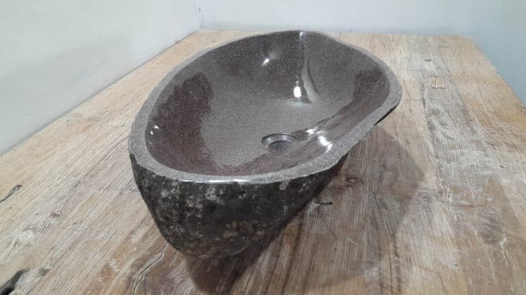 Waschbecken Flusstein RXL2511231, 65x37x15 cm