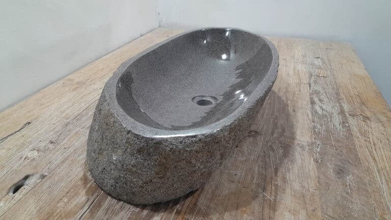 Waschbecken Stein RXXL25112703, 74x36x15 cm
