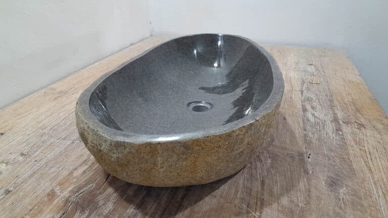 Waschbecken Stein RXXL25112704, 73x38x15 cm