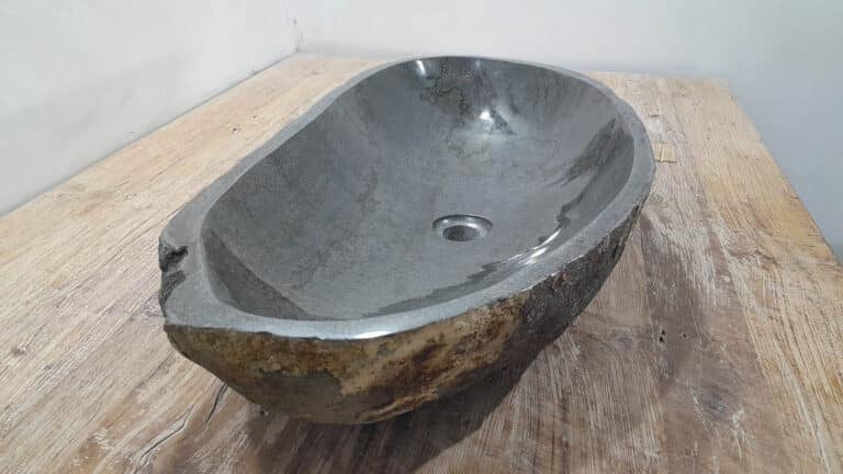 Waschbecken Stein RXXL25112708, 74x38x15 cm