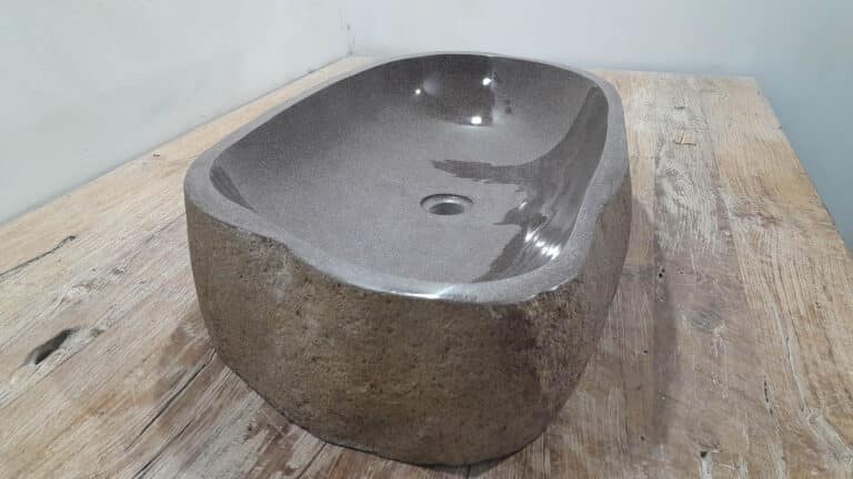 Waschbecken Stein RXXL25112709, 76x42x15 cm
