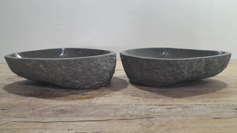 Flussstein Waschbecken Satz RL2511207AB, 51x36x15 cm