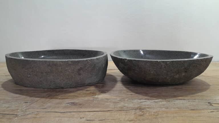 Flussstein Waschbecken Satz RL2511201AB, 56x41x15 cm