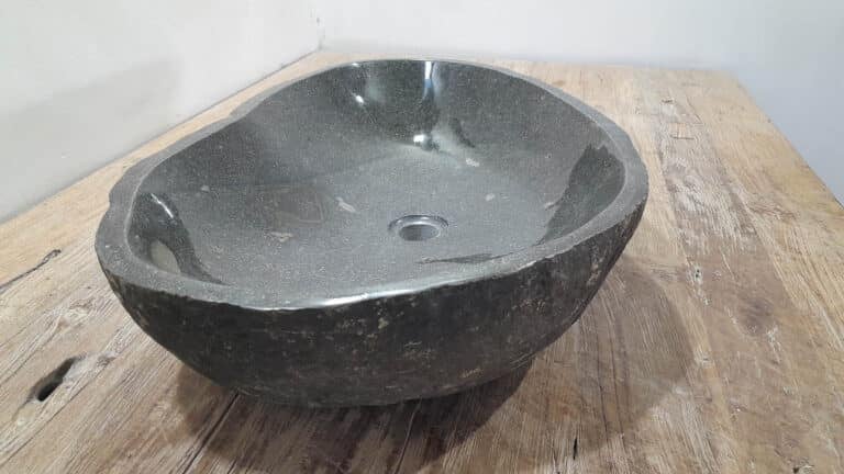 Waschbecken Flusstein RXL2511213, 67x43x15 cm