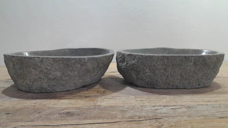 Flussstein Waschbecken Satz RL2511206AB, 51x38x15 cm