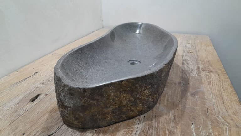 Waschbecken Natur RXXL25112905, 96x40x15 cm