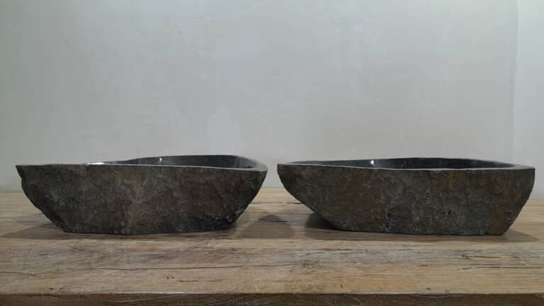 Flussstein Waschbecken Satz RL2511209AB, 55x37x15 cm