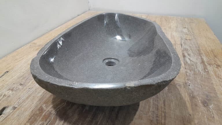 Waschbecken Flusstein RXL2511209, 67x41x15 cm